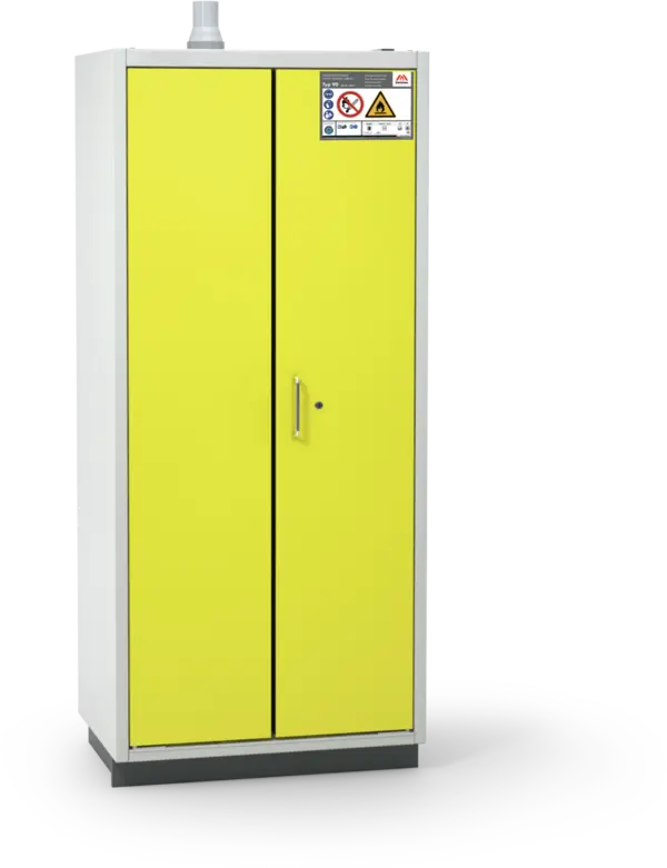 Szafa ognioodporna Topserw PRIME-90 L, 5 półek wysuwanych, drzwi CLA/O żółte, CLASSIC, 90 min
