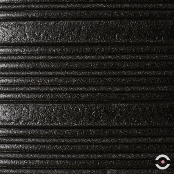 Mata ergonomiczna Notrax, 408 Airug Plus, winyl, rowkowa, 60 cm x mb, obszar suchy, czarny