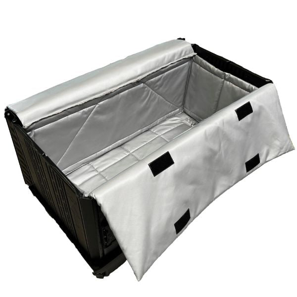 Pojemnik PG2 do transportu (ADR), składowania baterii i akumulatorów Topserw, 240 l, polietylen, mata elektroizolacyjna