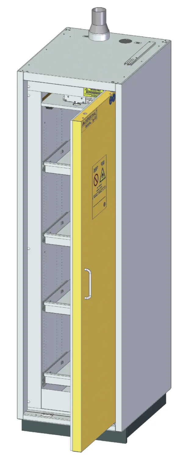 Szafa ognioodporna Topserw PRIME-90 ML, 4 półki wysuwane, drzwi CLA żółte, CLASSIC, 90 min