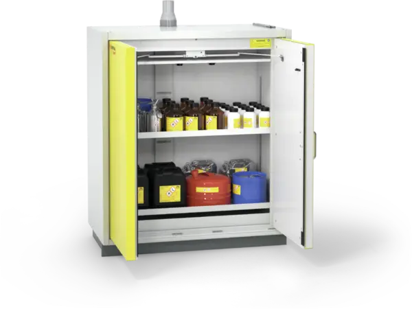 Szafa ognioodporna Topserw SAFE-90 XS, 2 półki, drzwi CLA/O żółte, CLASSIC, 90 min