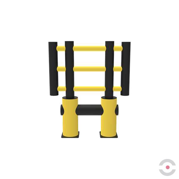 Bariera ochronna elastyczna d-flexx KILO, 1000 mm