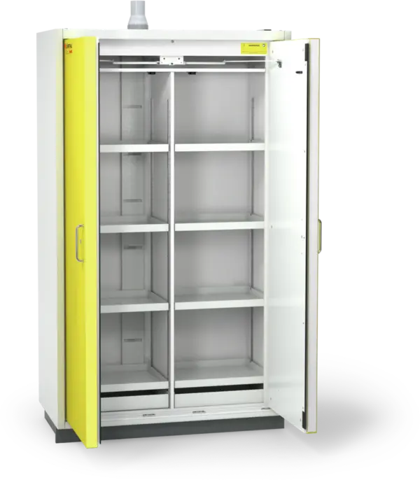 Szafa ognioodporna Topserw SAFE-90 XL, 8 półek, drzwi CLA żółte, CLASSIC, 90 min