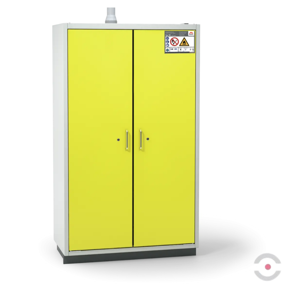 Szafa ognioodporna Topserw SAFE-90 XL, 4 półki, drzwi CLA żółte, CLASSIC, 90 min