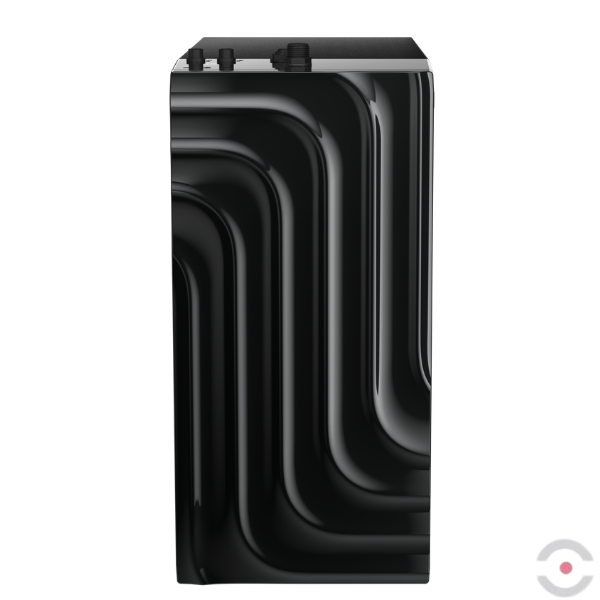 Dystrybutor wody pitnej Zdrojownia WAVEHOME, kran i chłodziarka, woda gazowana, lekko gazowana, chłodzona, satynowy
