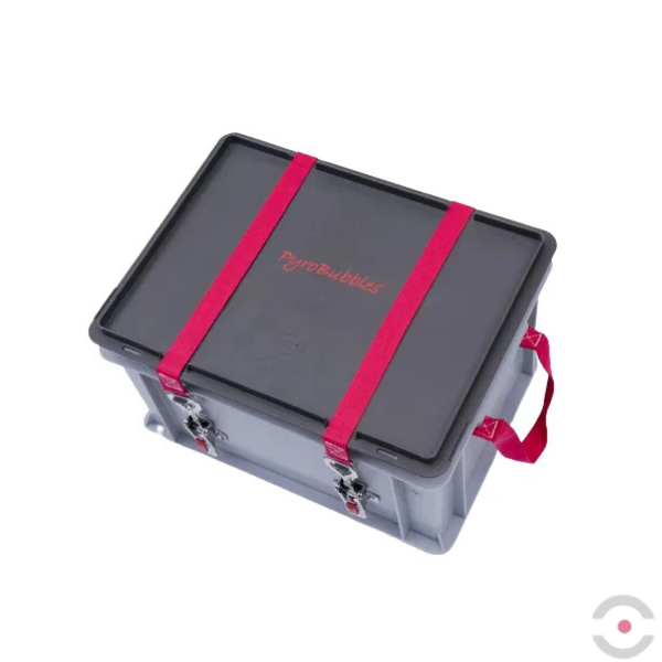 Plastikowy pojemnik transportowy Basic XS-BOX High, 22 l, 23*wypełniacz PyroBubbles