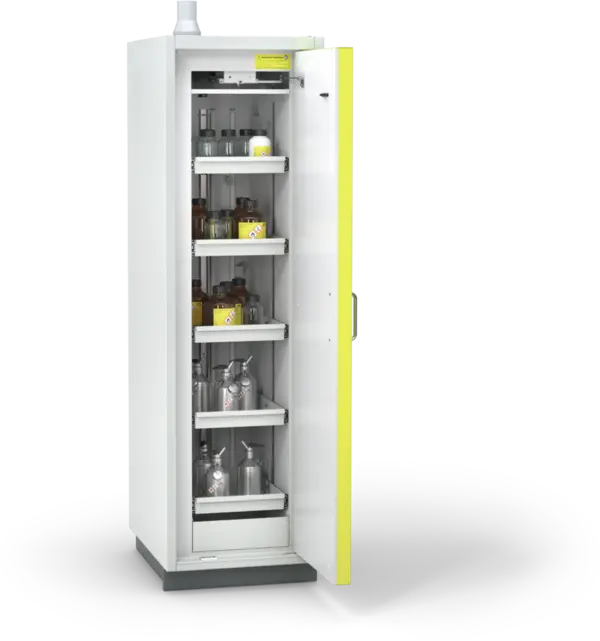 Szafa ognioodporna Topserw PRIME-90 ML, 5 półek wysuwanych, drzwi CLA żółte, CLASSIC, 90 min