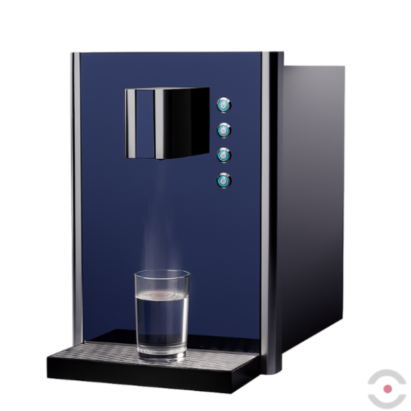 Dystrybutor wody pitnej Zdrojownia BLUGLASS HOT 30 FIZZ, woda gazowana, gorąca, chłodzona