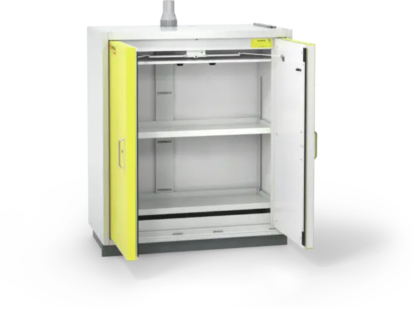 Szafa ognioodporna Topserw SAFE-90 XS, 2 półki, drzwi CLA żółte, CLASSIC, 90 min