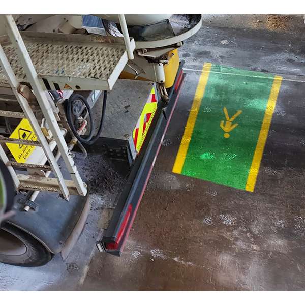 Projektor przemysłowy LED GOBO, 80W, optyka 20°, zewnętrzny, obrotowy, IP65