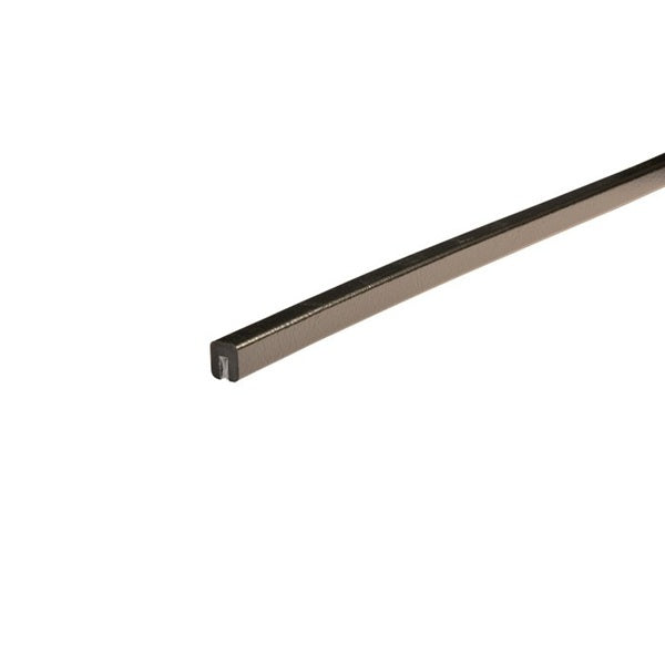 Elastyczny profil ostrzegawczo-ochronny Knuffi, typ G, czarny, 1000 mm