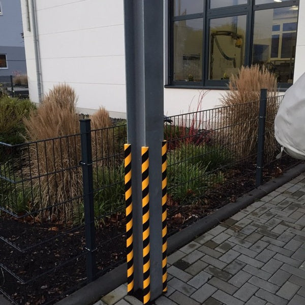 Elastyczny profil ostrzegawczo-ochronny Knuffi, typ B, żółty/czarny, 1000 mm