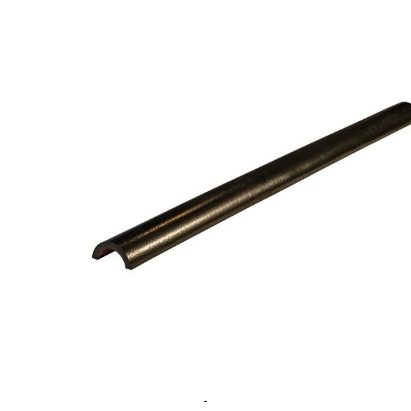 Elastyczny profil ostrzegawczo-ochronny Knuffi, typ R50, czarny, 1000 mm