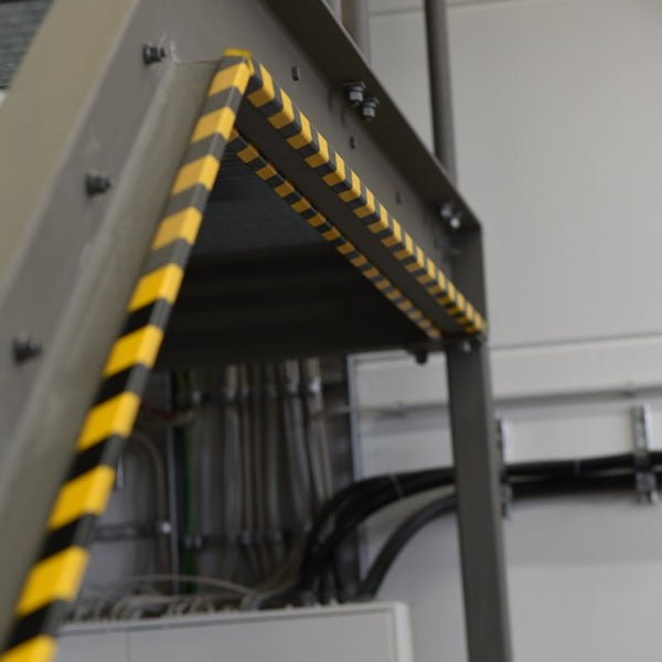 Elastyczny profil ostrzegawczo- ochronny Knuffi , typ G, żółty/czarny, 1000 mm