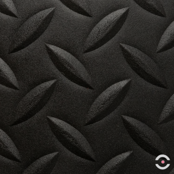 Mata ergonomiczna Notrax, 419 Diamond Sof-Tred, winyl, diamentowa, 91 cm x 18,3 m, obszar suchy, czarny