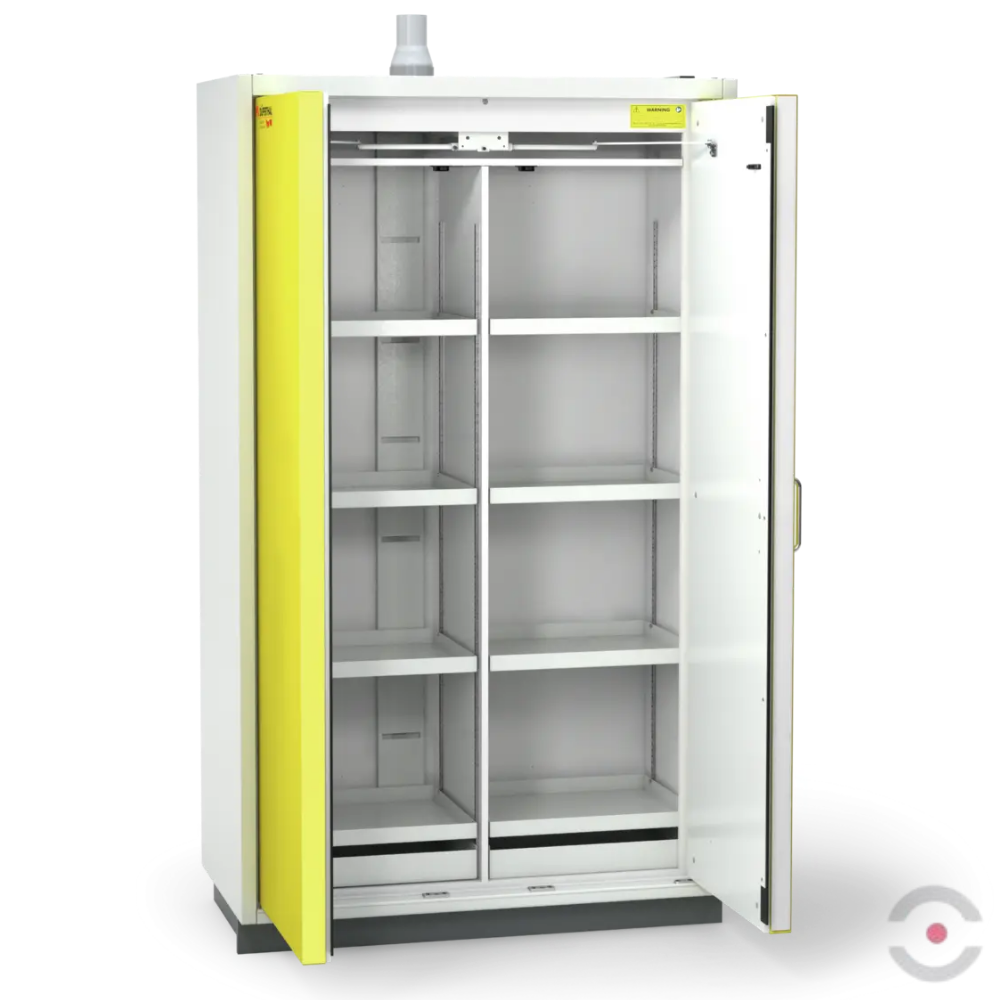 Szafa ognioodporna Topserw SAFE-90 XL, 8 półek, drzwi CLA/O żółte, CLASSIC, 90 min