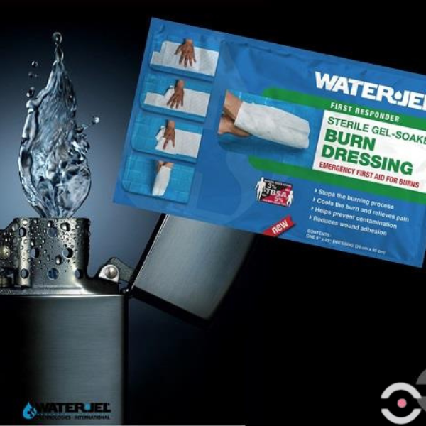 Opatrunek hydrożelowy, schładzający, sterylny, dłoń 20*55 cm