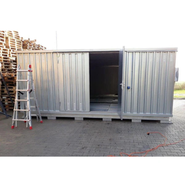 Magazyn chemiczny nieizolowany Topserw, SLH 6*3, S*G*W 6075*2875*2385 mm, 2*1400 l, jednomodułowy