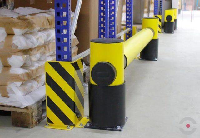 Elastyczna bariera regałowa d-flexx GOLF, 1 belka, S*1100 mm