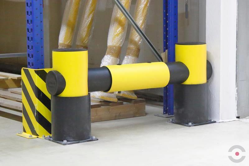 Elastyczna bariera regałowa d-flexx GOLF, 1 belka, S*1100 mm