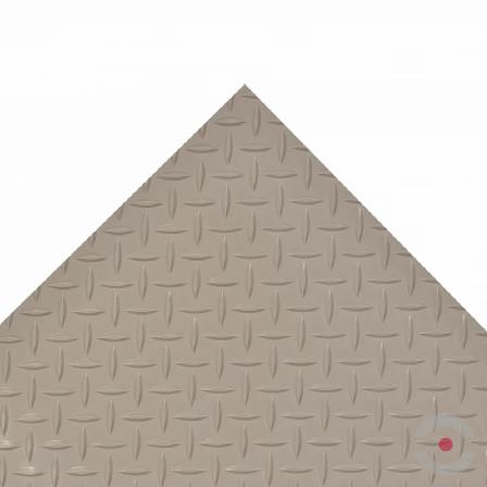 Mata antypoślizgowa Notrax, 737 Diamond Plate Runner, zabezpieczająca, 122 cm x mb, profil blacha ryflowana, obszar suchy/mokry, szary