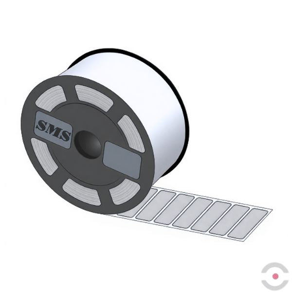 Etykiety ogólnego zastosowania (taśma/rolka), 45*15 mm, 1718 szt., szare