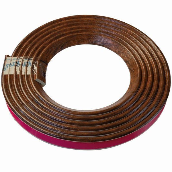 Elastyczny profil ostrzegawczo-ochronny Knuffi, typ E, drewno wiśnia, 1000 mm