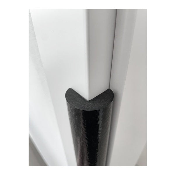 Elastyczny profil ostrzegawczo-ochronny Knuffi, typ A+, czarny, 1000 mm