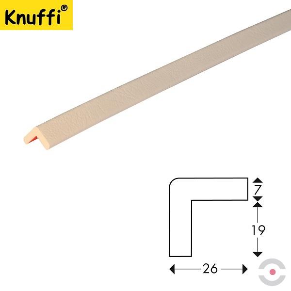 Elastyczny profil ostrzegawczo-ochronny Knuffi, typ E, biały, 1000 mm