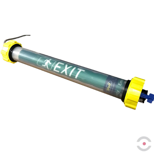 Oprawa awaryjna Ex ATEX Topserw WOLF LX-400EH, zasilanie 230 V, kabel 10 m, wtyk, 180°, Zone ‘1’, ‘21’