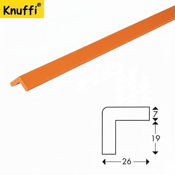 Elastyczny profil ostrzegawczo-ochronny Knuffi, typ E, pomarańczowy, 5000 mm