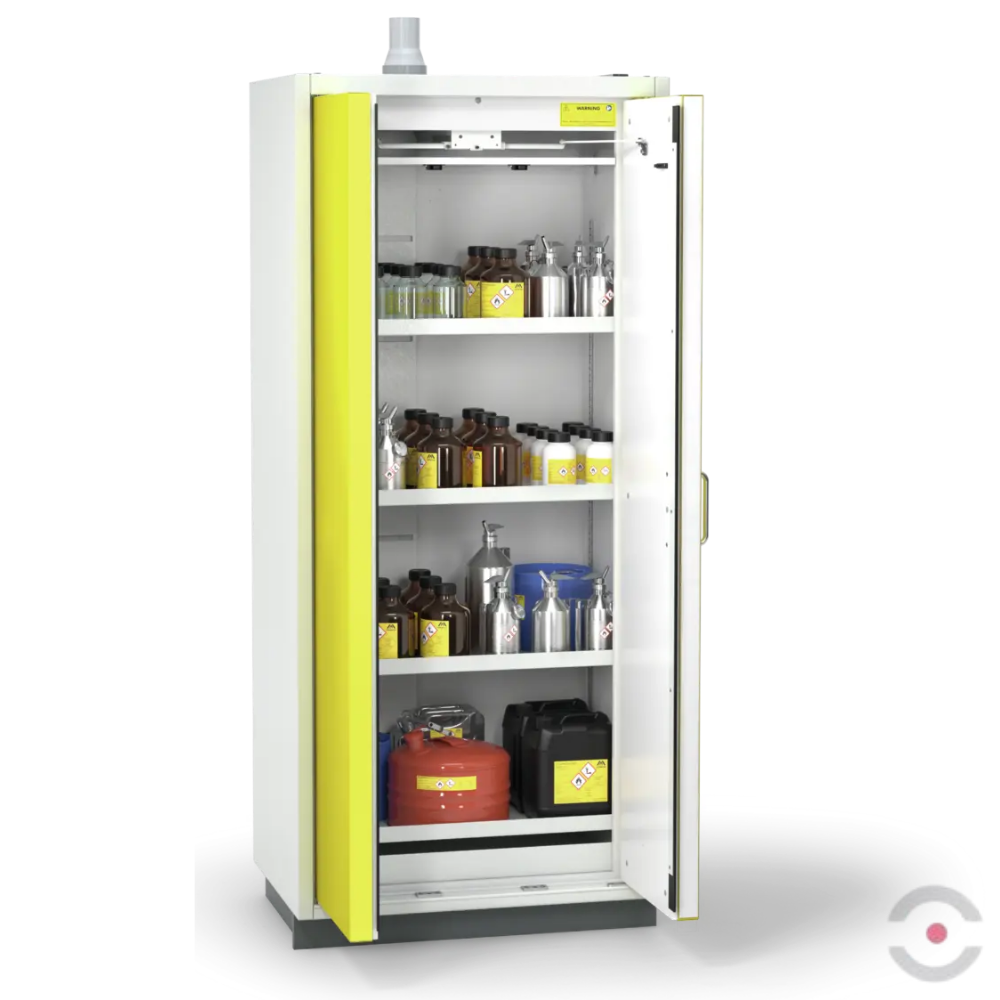 Szafa ognioodporna Topserw SAFE-90 L, 4 półki, drzwi CLA/O żółte, CLASSIC, 90 min