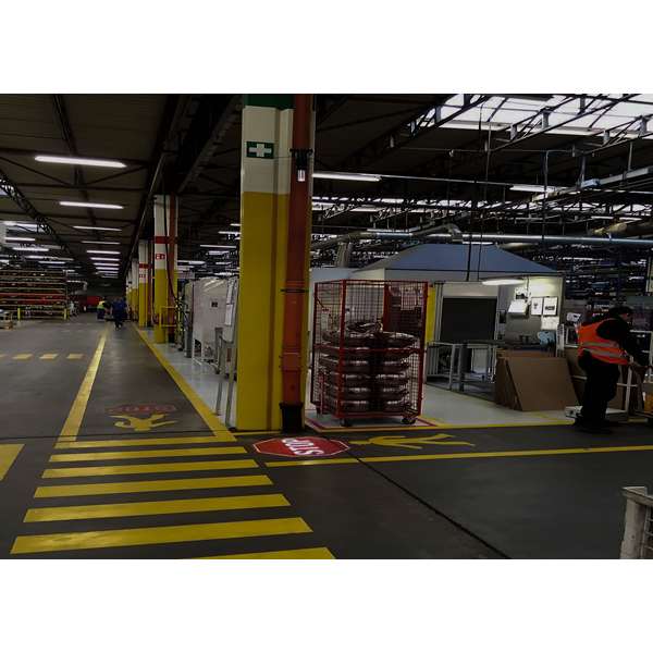 Projektor przemysłowy LED GOBO, 100W, optyka 18°, zewnętrzny, stały, 4 soczewki, IP65