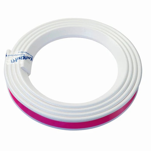 Elastyczny profil ostrzegawczo-ochronny Knuffi, typ H, mrozoodporny, biały, 1000 mm