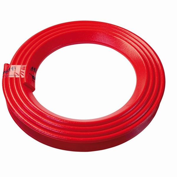 Elastyczny profil ostrzegawczo-ochronny Knuffi, typ H, czerwony, 1000 mm