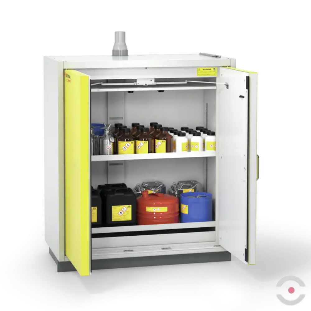 Szafa ognioodporna Topserw SAFE-90 XS, 2 półki, drzwi CLA/O żółte, CLASSIC, 90 min