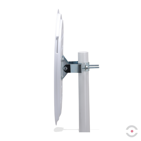 Lustro przemysłowe Dancop, Mont Blanc, 60 cm, akryl, białe