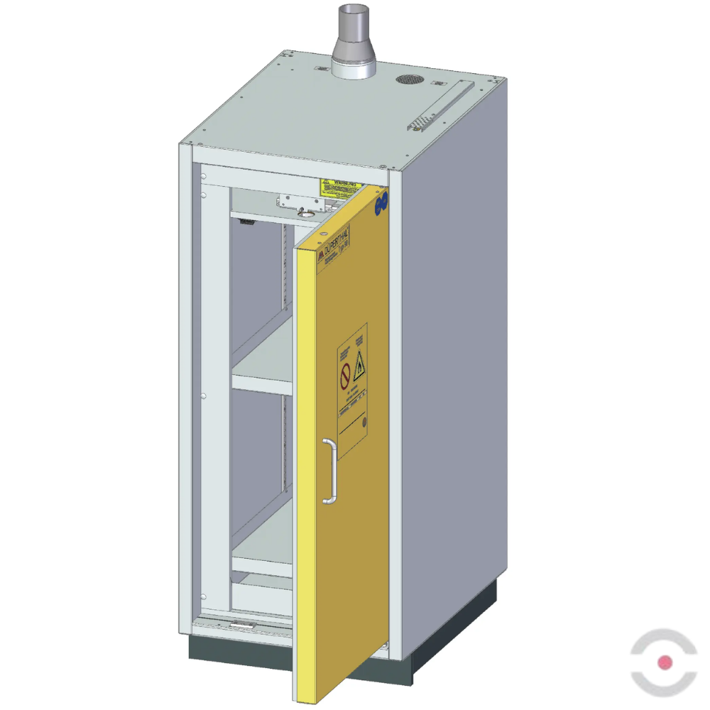 Szafa ognioodporna Topserw SAFE-90 SL, 2 półki, drzwi CLA żółte, CLASSIC, 90 min