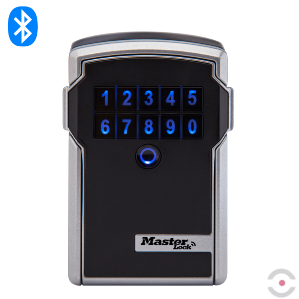 Naścienny schowek na kluczyk, otwierany systemem Bluetooth®