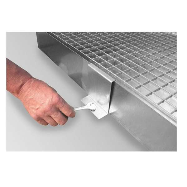 Uchwyt krawędziowy Topserw do platform roboczych stalowych LOW