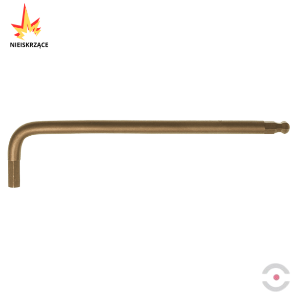 Klucz imbusowy okrągły 10 mm BeCu