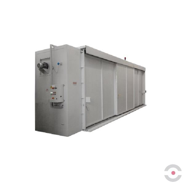 Komora (szafa) grzewcza Amarc, 1 strefa grzewcza, 48*200 l/12*IBC, 2 poziomy, ogrzewanie elektryczne, 100°C