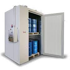 Komora (szafa) grzewcza Amarc, 1 strefa grzewcza, 8*200 l/2*IBC, 2 poziomy, ogrzewanie elektryczne, 100°C