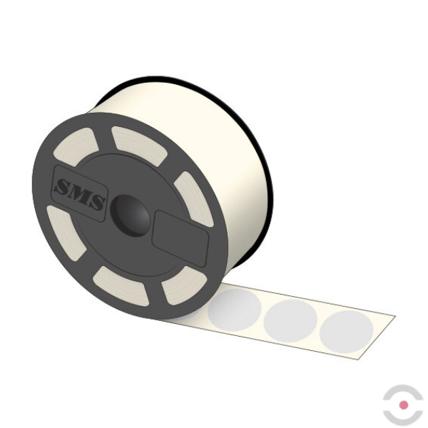 Etykiety ogólnego zastosowania (taśma/rolka), 30*30 mm, 937 szt., białe