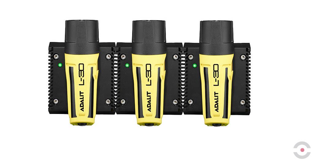 Latarka Ex ATEX Topserw ADALIT L-30 akumulatorowa, na hełm/kask, 1*LED, Zone ‘0’, ‘20’