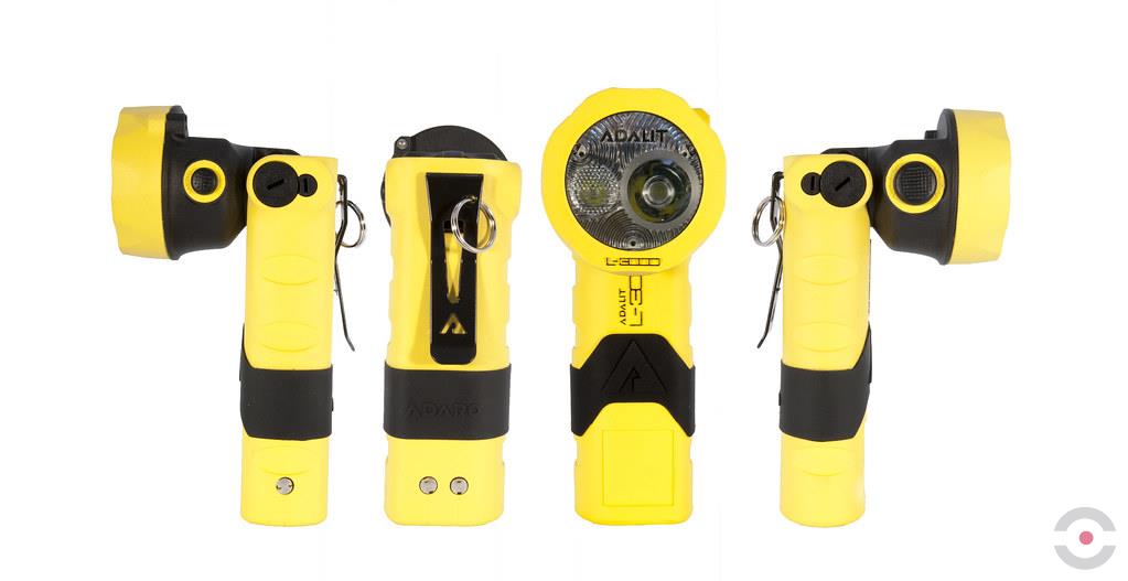 Latarka Ex ATEX Topserw ADALIT L-3000 akumulatorowa, ruchoma głowica, 2*LED, Zone ‘0’, ‘20’