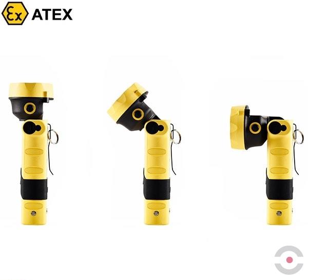 Latarka Ex ATEX Topserw ADALIT L-3000P akumulatorowa, ruchoma głowica, 3*LED, Zone ‘0’, ‘20’