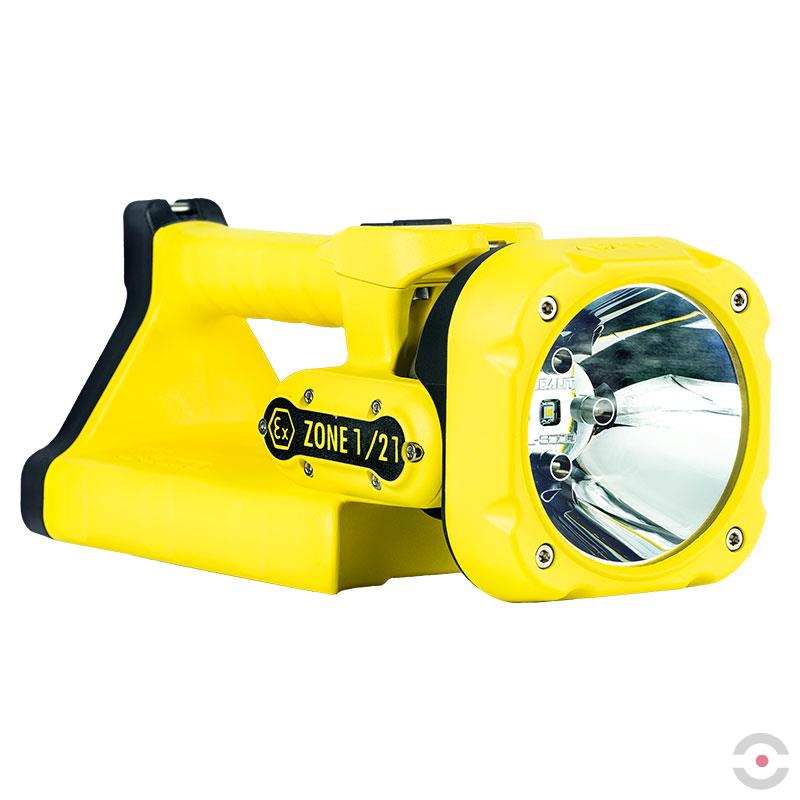 Lampa (szperacz) Ex ATEX Topserw ADALIT L-5000 Z1 F akumulatorowa, strumień szeroki, 7*LED, Zone ‘1’, ‘21’