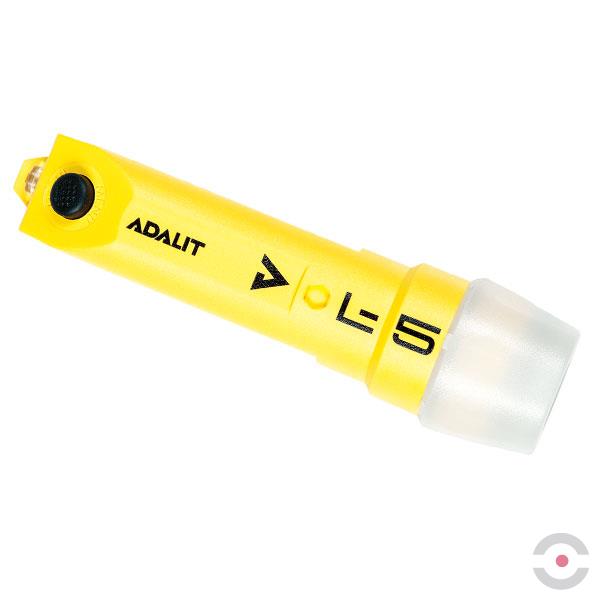 Latarka Ex ATEX Topserw ADALIT L-5R+ S akumulatorowa, prosta, 1*LED, Zone ‘0’, ‘20’