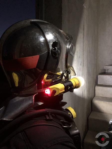 Latarka Ex ATEX Topserw ADALIT L-5P bateryjna, na hełm/kask, 1*LED, Zone ‘0’, ‘20’